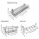 Hanging Baskets & Hooks Rack | Wall Grid Accessories for Wire Wall Grid Panel | Grid Panel Accessories | Wire Wall Baskets & Hanging Hooks | Grid Wall 3