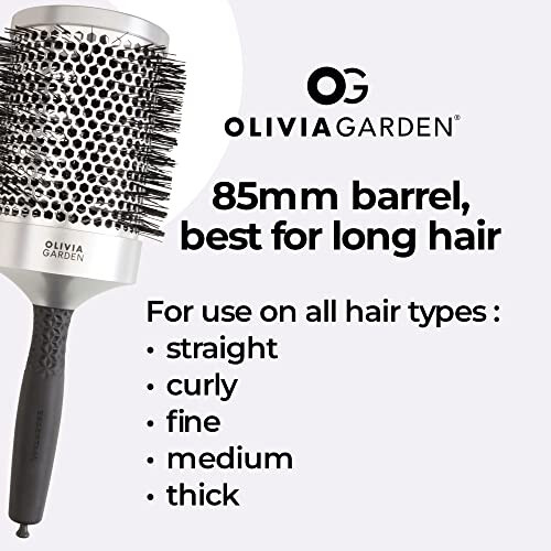 Olivia Garden Essential Blowout Classic silber 85 mm 2