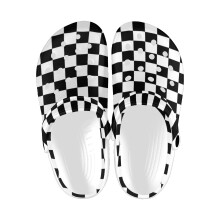 (Ska Music Black and White Check_11543) Garden Clogs Shoes for Mens & Womens & Kids Clog Slippers Sandals