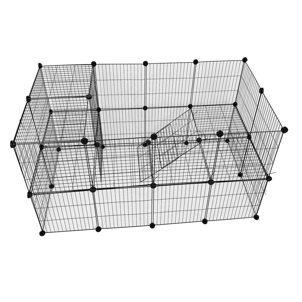 Gr8 Home Large Cat Cage Playpen Enclosure Pet Kennel Metal Wire Crate Box