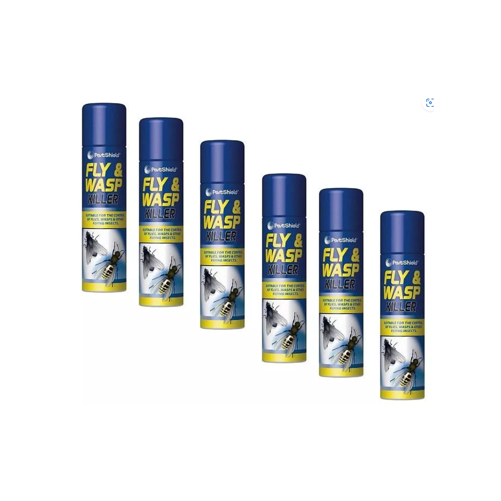 Fly & Wasp Killer Spray Insects killer Advance Formula 300ml Pack Of 6