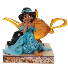 Traditions Jasmine Genie Lamp Figurine,Multicolor,height 11.5cm