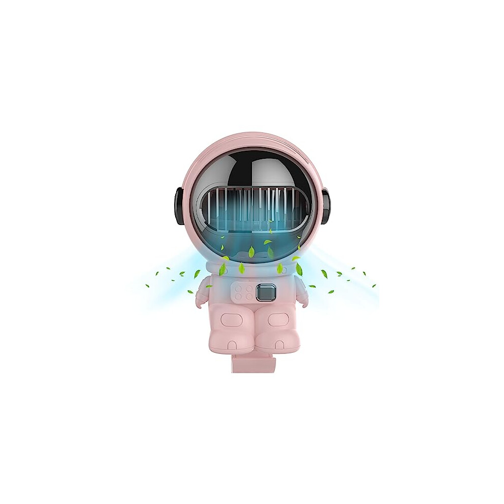 Clip On Pram Fan, Stroller Fan For Baby Pram, Spaceman 5000Mah Portable Pushchairs Cooling Fans Usb Rechargeable Pram Accessories Baby Pram Fan, Aionly
