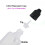 20 Pcs 60ml LDPE Plastics Dropper Bottle Refillable Empty Plastic Squeezable Eye Liquid Bottle (Bottles + Caps + Tips+4 Funnel +label) 2