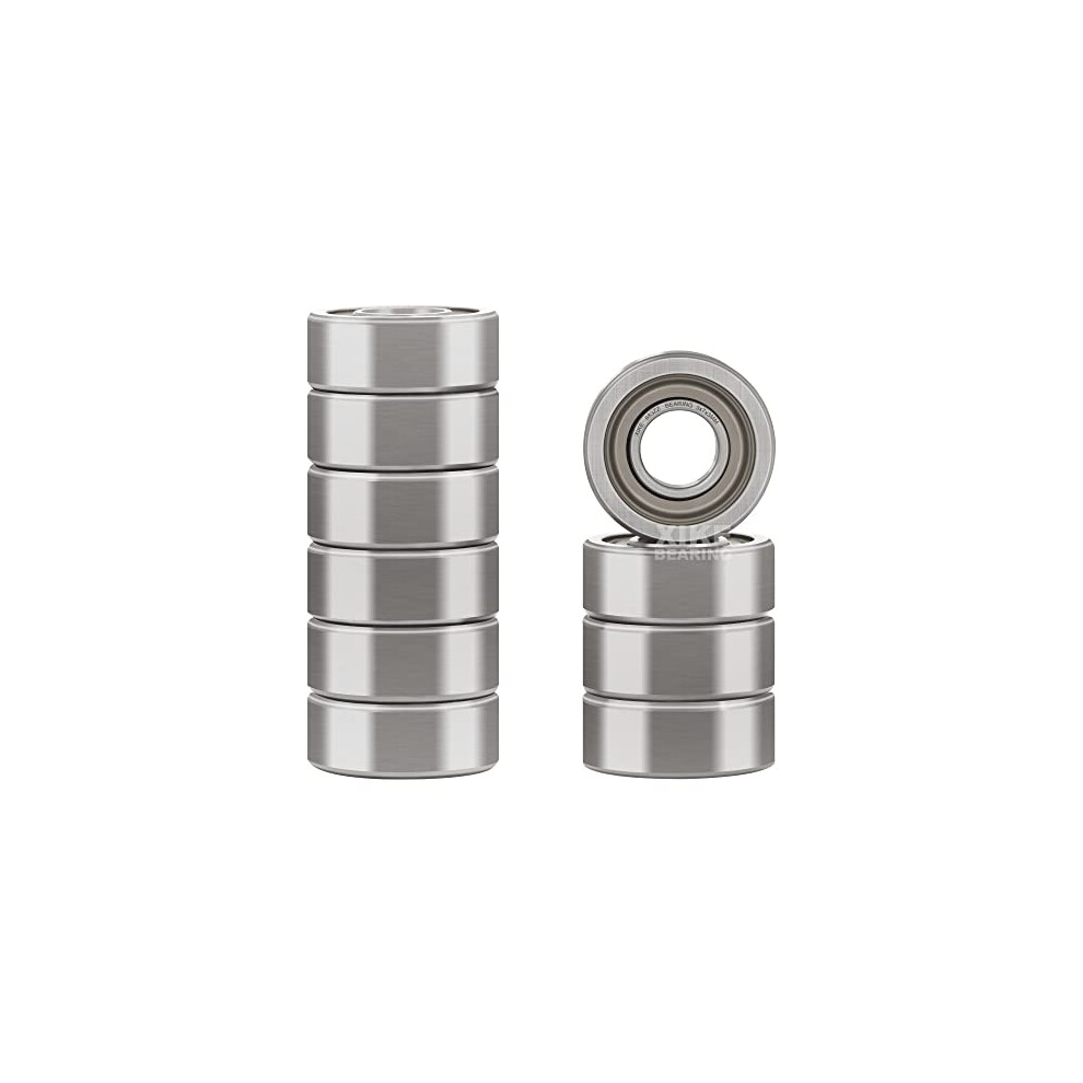 10 Pcs 683Zz Sealed Ball Bearings 3X7x3mm Bearing Steel And Double Metal Seals, Pre-Lubricated, 683-2Z Miniature Deep Groove Ball Bearing 630148641546