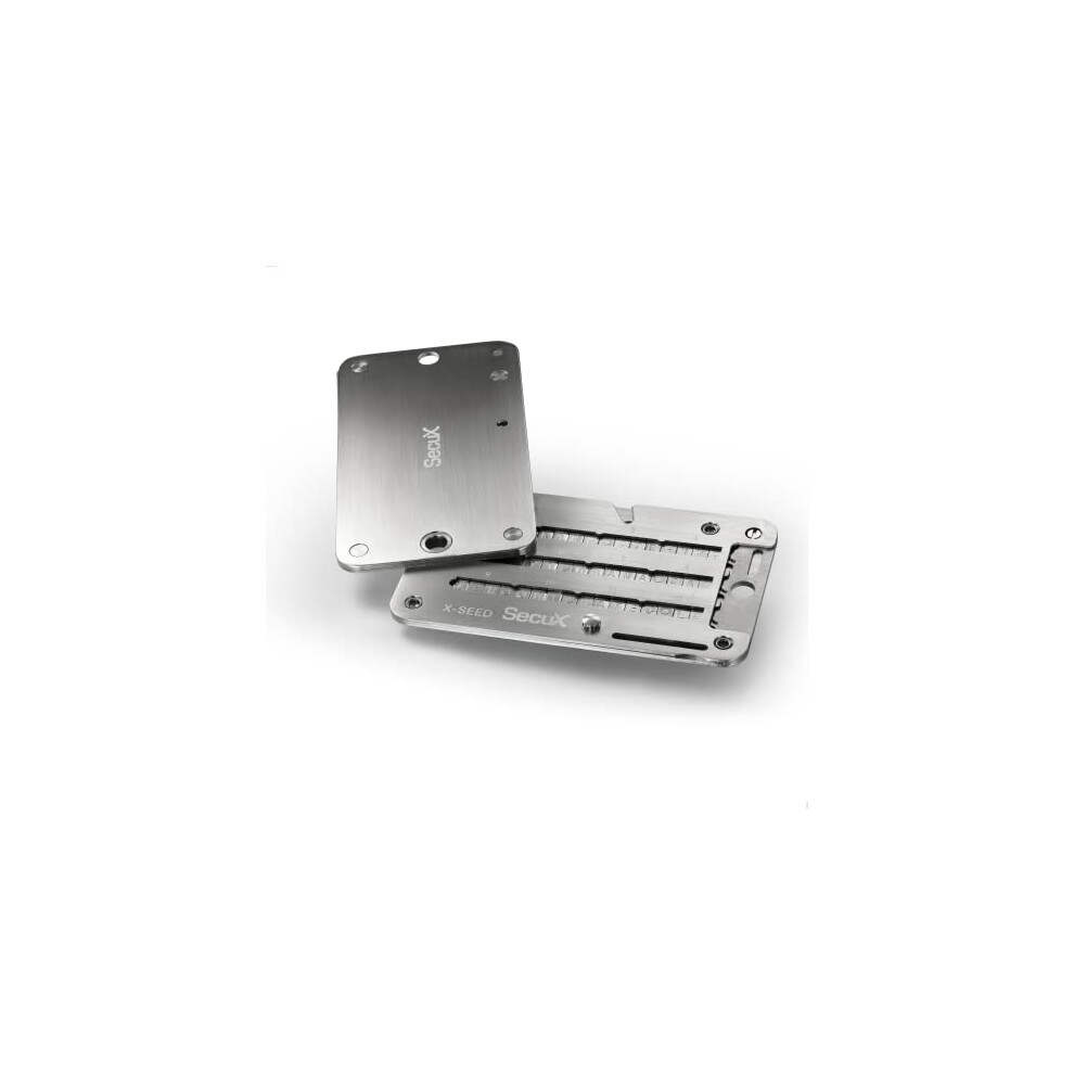 Crypto Wallet Cold Storage Indestructible Bitcoin Wallet - Steel Crypto  Seed Storage Plate For Ledger & Trezor Indestructible Cryptocurrency Wallet