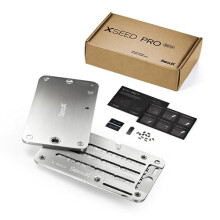 – XSEED PRO Eco - Indestructible Bitcoin Wallet Crypto Seed Storage Steel Plate - Compatible with SecuX, Ledger, Trezor Hardware Wallets