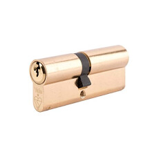KM3545-PB - KM Superior 1 star Euro Cylinder lock - 35/45 (90mm) / 35:10:45 - Brass finish - High Security