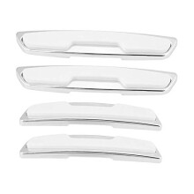KIMISS ABS Door Edge Protectors - 4Pcs Universal Car Door Guard Strips, White, Peel & Stick Anti-Collision Bumper (KIMISSx41td6ufyg-02)
