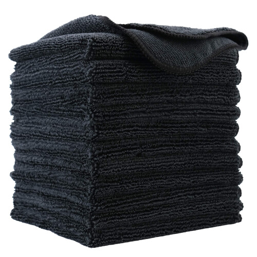 Premium Microfiber Cleaning Cloth, 30 x 30 cm, 12 Pack