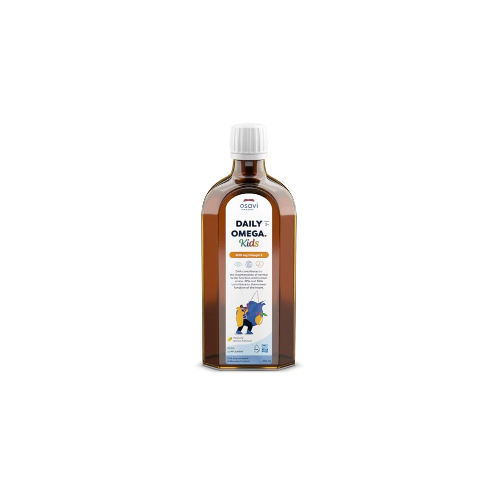 Osavi Daily Omega Kids, 800Mg Omega 3 (Natural Lemon) - 250 Ml.