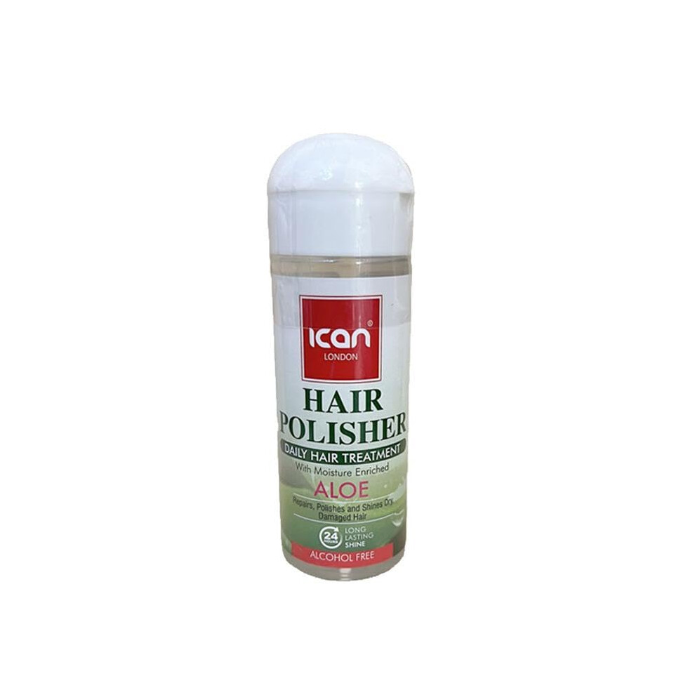 Ican London Hair Polisher Treatment Aloe Serum Alcohol Free 207Ml