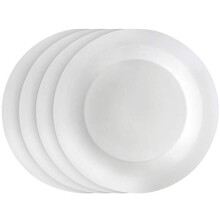 53048905 James Martin Everyday 4 Piece Dinner Plate Set, Porcelain