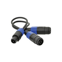 qtx 0.3 m SPK Plug to 2 x SPK Sockets Splitter Lead