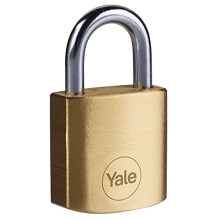 Y110B/25/113/1/B Y110B Series Safety Padlock, Brass Finish, 25 mm Arco Corto