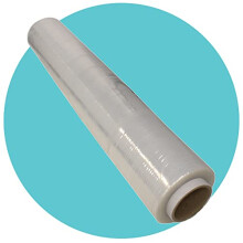 6 Rolls x 500mm Heavy Duty Clear Pallet Stretch Wrap | Extra Long Roll, Standard Core, 25mu Thick | Shrink Wrap, Cling Film, Plastic Wrap | Packaging