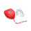 RS-6845 Red CPR Mask Hard Plastic Carrying Case 1