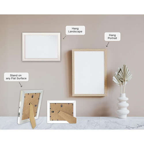 Photo Frame, Wood, Brown, 12x12 1