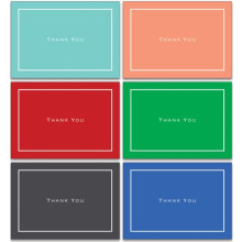 36 Thank You Cards Made from Recycled Paper with Envelopes