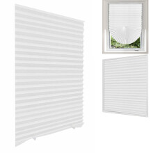 Temporary Blinds for Windows,No Drill Blinds Stick on Curtains Blinds for Bedroom Kitchen Bathroom Windows,Light Filtering Privacy Protection,Easy to