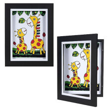 Kids Art Frames,Kids Artwork Display Frame Front Opening A4, Childrens Artwork Display Picture Wooden Frame for 50+ Pictures, Display or Hang Your