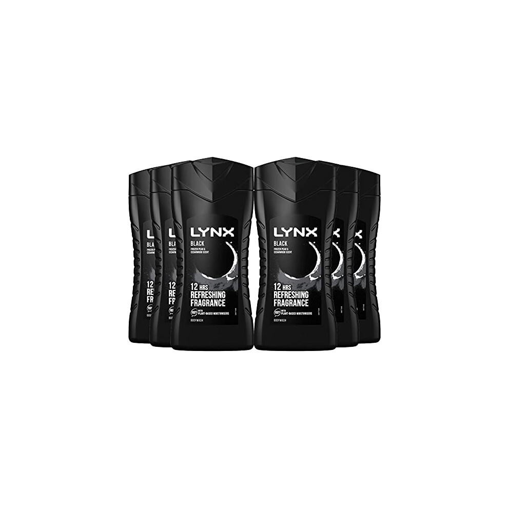 Black Shower Gel, 250 ml, Pack of 6