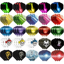 Dart Flights Accessory Kit 3/Set Feather Tail Wing Flight Outdoor Sports for Soft Steel Tip Darts Perfect Accessories Equipment Supplies for Dart