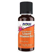 Foods, Liquid Vitamin D3, 1.000IU, 30ml, Vitamin D Drops from Lanolin, Lab-Tested, SOYA Free, Gluten Free, Non-GMO