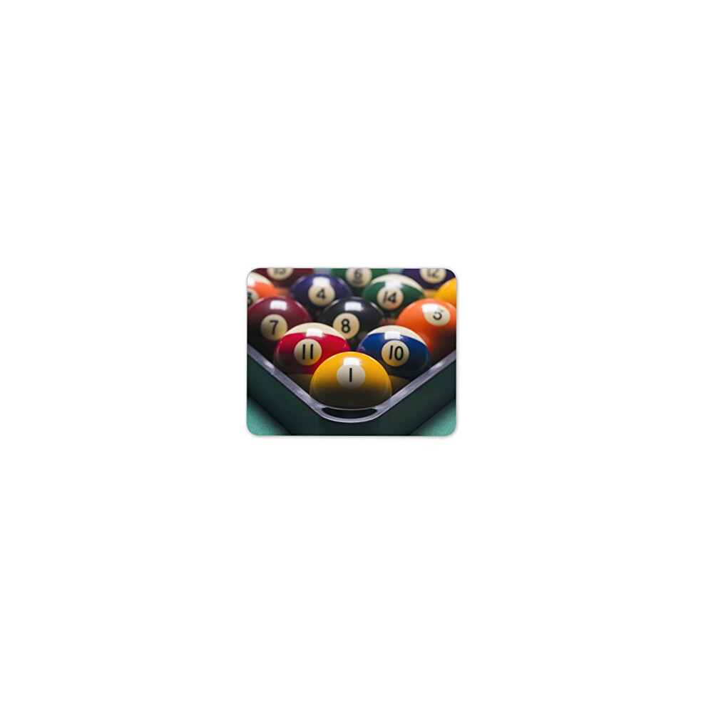Pool Balls Mouse Mat Pad - Snooker Dad Brother Pc Computer #8559 7625886311236