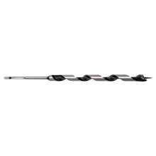 Snappy 13mm Diameter Auger Bit for Deep Hole Drilling, 155mm Length, Carbon Steel, Single Flute Spiral, Quick Release Drill System, SNAP/AB/13