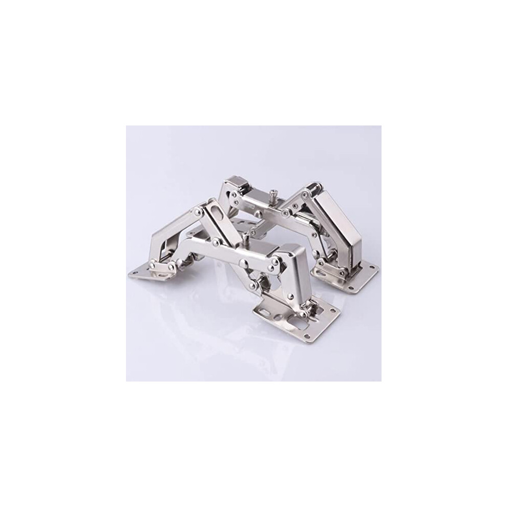 2 Pack 175 Degree Hidden Hinges Frameless Cabinet Hinges Hydraulically Adjustable Mount Soft Close, Full Cover (170 Degree Hinge) 6974449974014