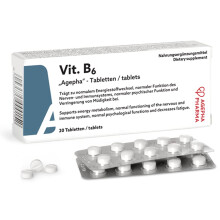 Vitamin B6 by AGEPHA Pharma | 20mg Pyridoxine Tablets | Vitamin B6 Deficiency Tablets for Diabetics and Pregnant | Specially Micronized for Easy
