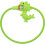 Fischer 50659 Dinosaur Cable Lock, Green 1