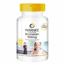 Bromelain 500mg, Natural Pineapple Enzyme, Vegan, 250 Tablets | Warnke Vitalstoffe