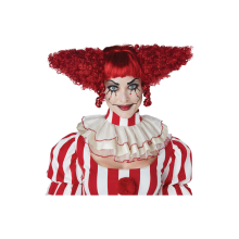 California Costumes Creepy Clown Red Wig Halloween Fancy Dress Accessory Red