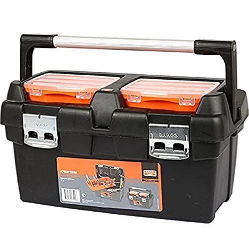 Bahco 4750PTB50 Plastic Tool Box, Multi-Colour, 500 x 295 x 270 mm