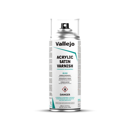 Spray Protettivo Trasparente Satinato Vallejo (400ml)