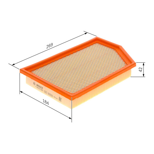 Bosch S0586 - Air Filter Car 1