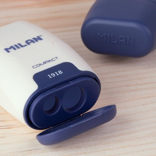 MILAN Blister Sharpener Compact 1918 Assorted Colours 2