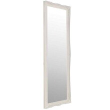 Full length Shabby Chic Tall White wall Mirror: 122 x 41cm
