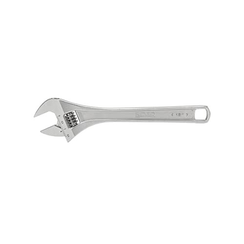 Ridgid Ridgid 86917 762 Chave ajust   vel de 12 polegadas ajust   vel para m   trica e sae prata pequena 2