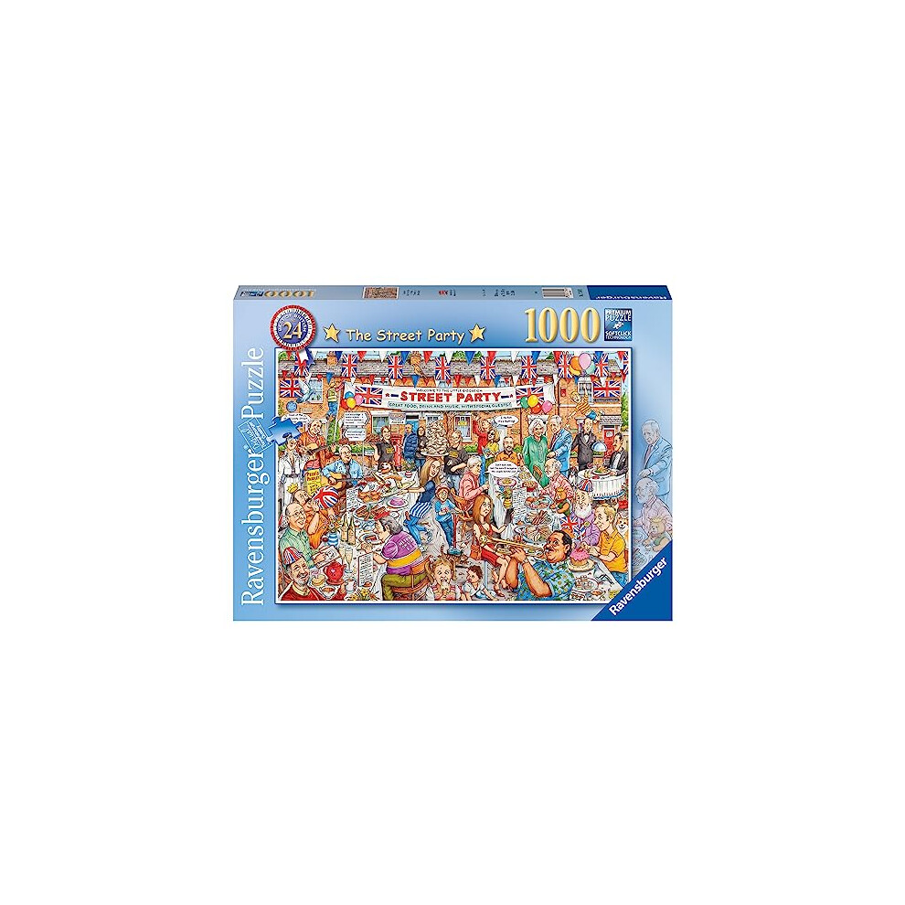 17549 Best of British No.24 The Street Party 1000 Piece Jigsaw Puzzle for Adults and Kids Age 12 Years Up