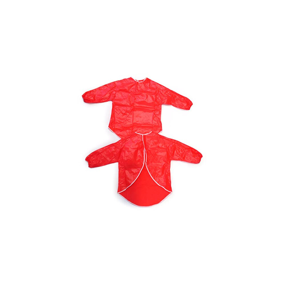 Childrens 60Cm Pvc Play Apron Ages 3-4 Red Major Brushes