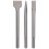 Carbon Steel Chisel, 3PCS Scaling Flat Point Rotating Hammer Drill Bits for for Hilti Electrical Tools (SDS MAX (Five pits)) 1
