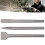 Carbon Steel Chisel, 3PCS Scaling Flat Point Rotating Hammer Drill Bits for for Hilti Electrical Tools (SDS MAX (Five pits)) 8