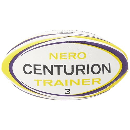 Nero Trainer Rugby Ball, Yellow, Size 3