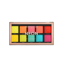Neon 10 Shade Palette, Multicolour