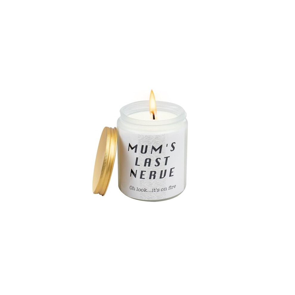 Mom Gifts from Daughter Son, Funny Birthday Thanksgiving Mothers Day Gifts for Mom, Scented Candle Gifts for Mum, Mummy, Women