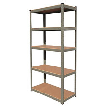 Tools SHG5175 175Kg 5 Tier Boltless Shelving, Silver