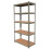 Hilka Tools SHG5175 175Kg 5 Tier Boltless Shelving, Silver 1